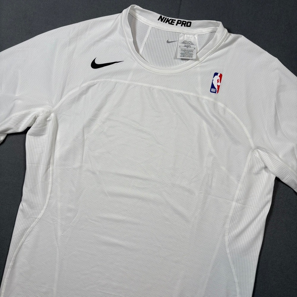 Nike NBA Team/Player Issue Nike Pro HyperCool T-Shirt XL Tall White NWOT